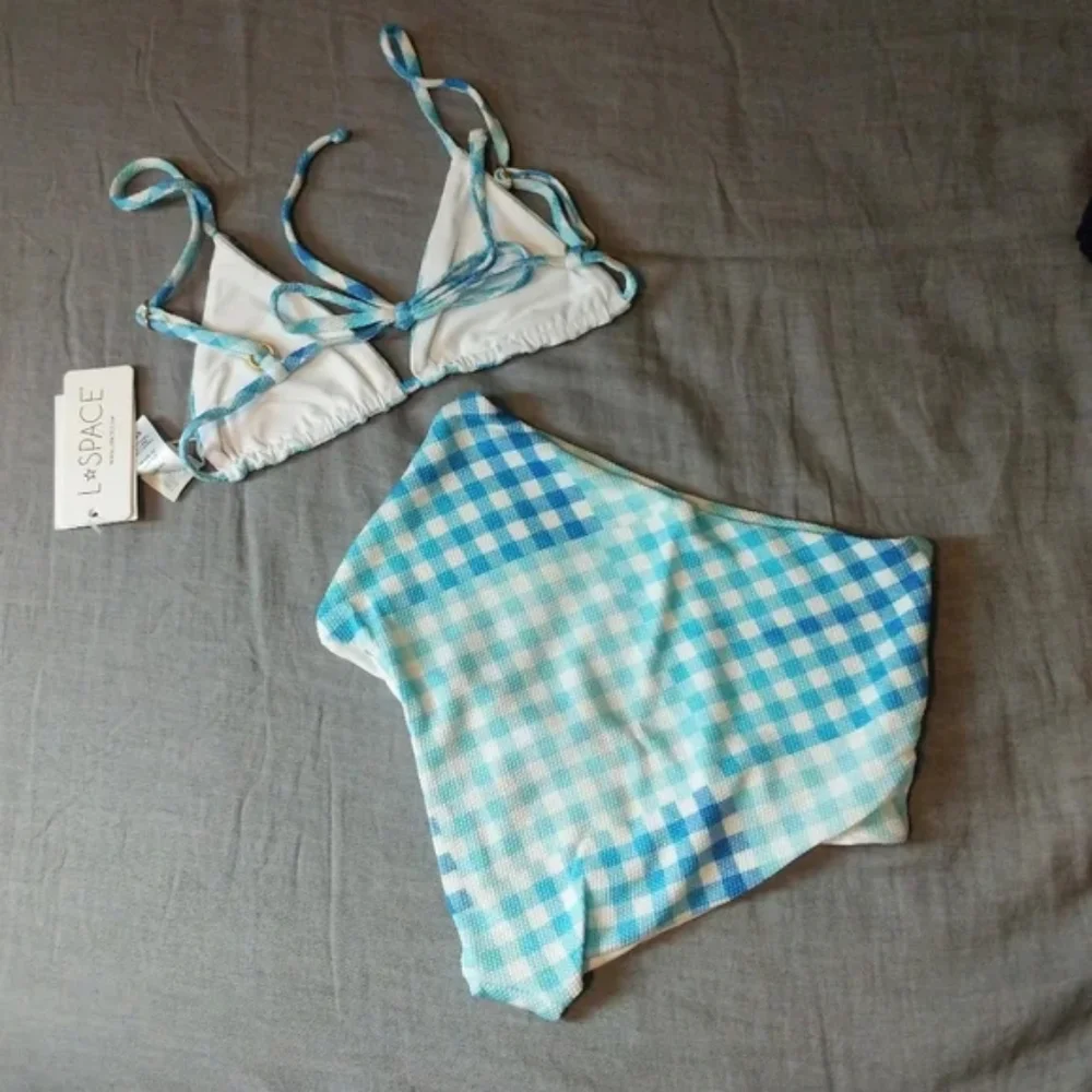 L*Space Brittany Bikini Top Portia Bottoms Picnic Plaid